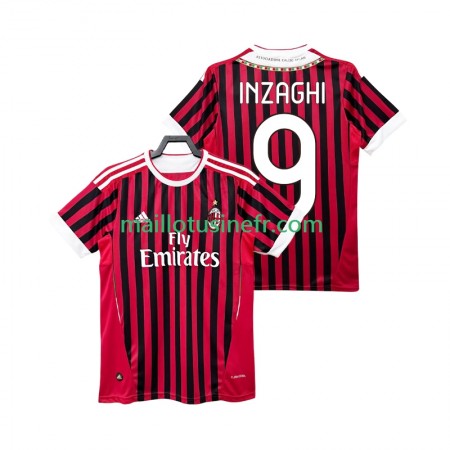 Maillot de Foot AC Milan INZAGHI 9 2011 2012 Domicile Retro Maillot de Foot AC Milan INZAGHI 9 2011 2012 Domicile Retro